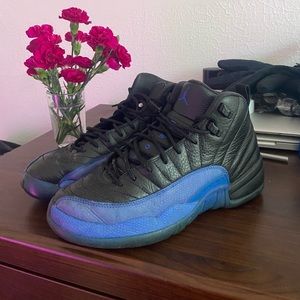 Nike Air Jordan 12 Retro Black Royal Size 7Y (153265-014)